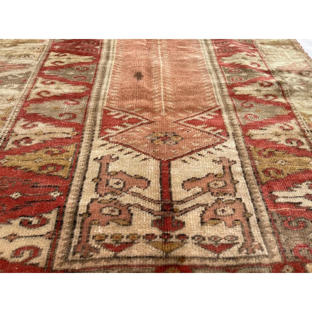 1960s Vintage Turkish Milas Rug, 1960s For Sale - Image 5 of 11
