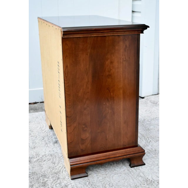 Traditional Vintage Kincaid Solid Cherry Traditional Style Two Door Server Cabinet For Sale - Image 3 of 13