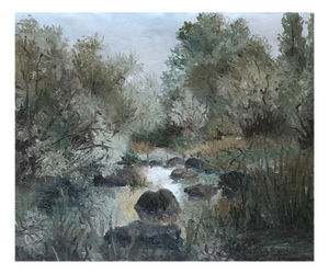 Jean Hoyoux, Les Eaux-Chaudes, Oil on Canvas