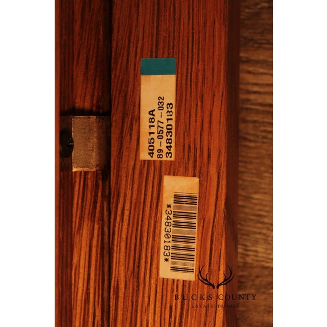 Stickley Mission Collection Pair Of Oak Tile Top End Tables For Sale - Image 9 of 18