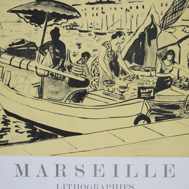 Paper Vintage French Exhibition Poster after Yves Brayer, 1975 For Sale - Image 7 of 11