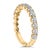 Haus of Brilliance 14K Yellow Gold 1.00 Cttw Round Diamond Prong Set Wedding Band - Size 5 For Sale - Image 4 of 6