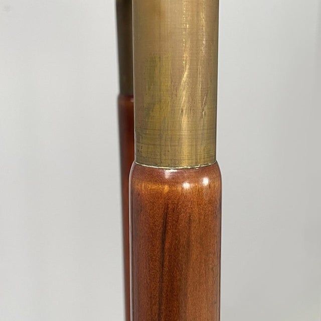 Empire Italian Pedestal in Wood and Brass, 1800s For Sale - Image 14 of 18