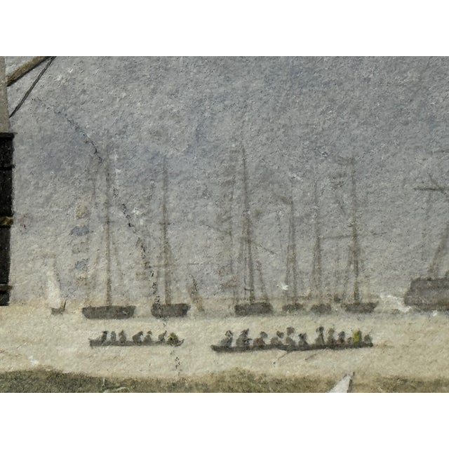 Hmy Victoria & Albert Off Osborne House Royal Steam Ship Yacht in the Solent, 19th-Century Nautical Painting in the Manner of Nicholas Condy For Sale - Image 14 of 18
