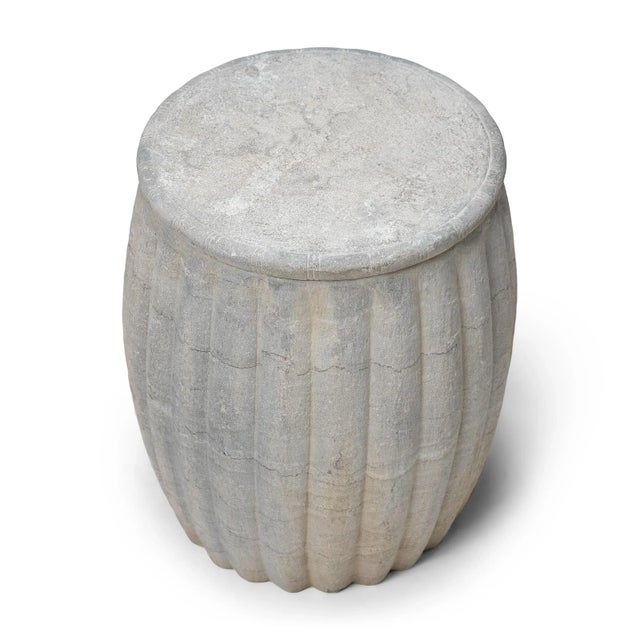 Chinese Melon Stone Drum For Sale - Image 4 of 5