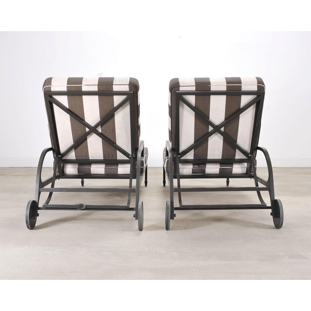 Pair of McKinnon and Harris Beaufort Sun Chaise Lounges For Sale - Image 9 of 18