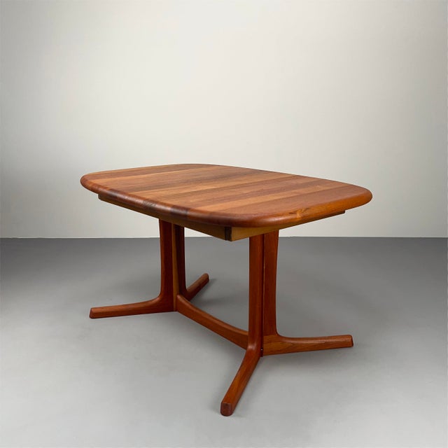 Superelliptical Teak Dining Table with Extension from Dyrlund, Denmark, 1970s For Sale - Image 16 of 16
