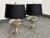 Polished Nickel Sculptural Table Lamps, Pair For Sale - Image 4 of 12
