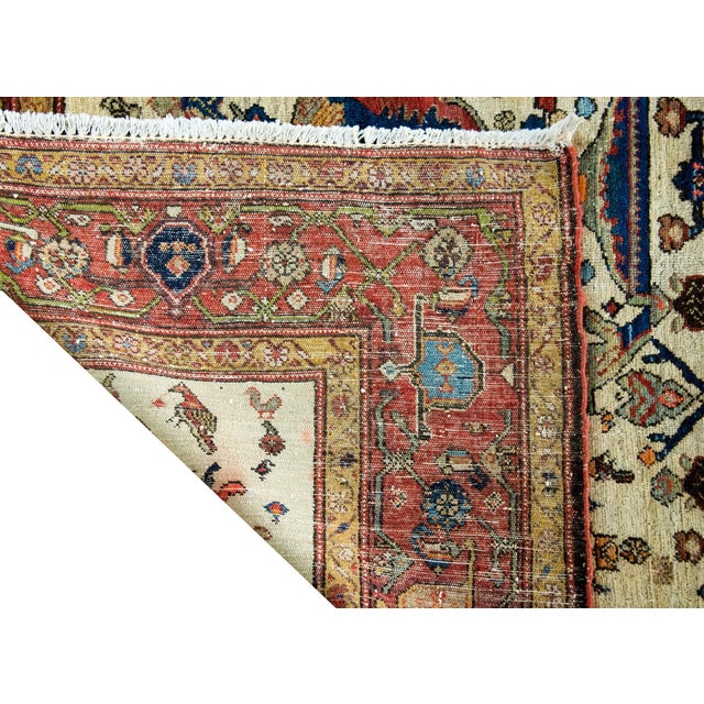 Early 20th Century Persian Senneh Rug For Sale - Image 15 of 16