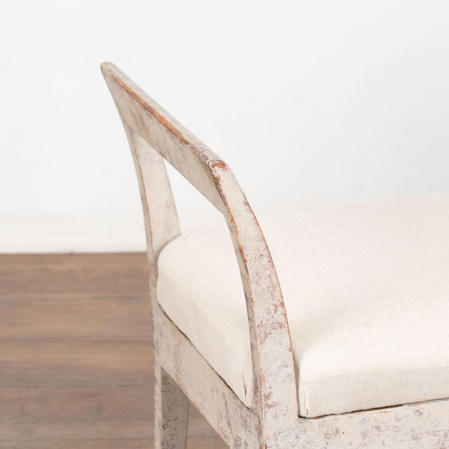 19th Century Swedish Gustavian Pair of Gray Tabouret Stools For Sale - Image 6 of 14