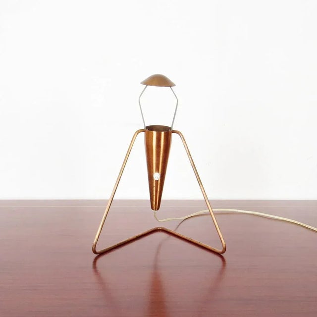 Table Lamp by Helena Frantova for Okolo, in Very Good conditions. Designed 1950 to 1959 I have official proof of...