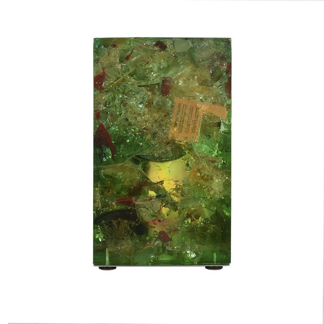 Contemporary Vintage Resin Table Lamp For Sale - Image 3 of 6