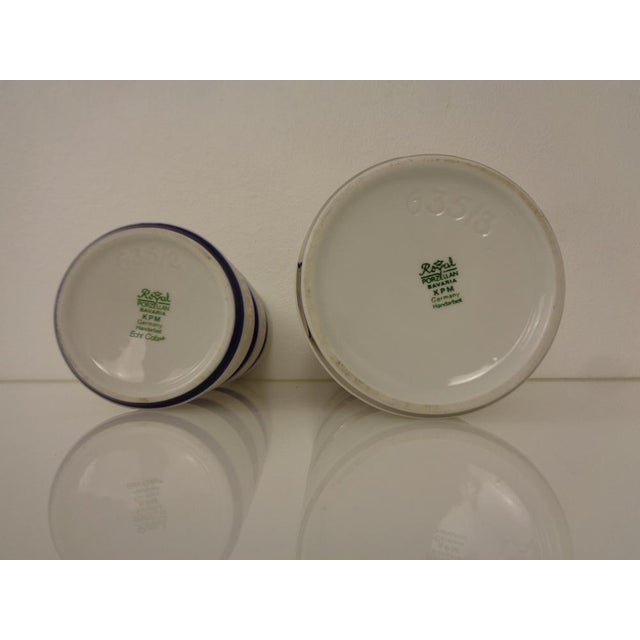 Space Age Op Art Vases from Royal KPM, 1960s, Set of 2 For Sale - Image 9 of 12