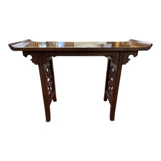 Vintage Chinoiserie Console/Altar Table by Baker Furniture For Sale