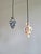 1950s Vintage Blown Glass Pendant Lights, 1950s, Set of 2 For Sale - Image 5 of 18