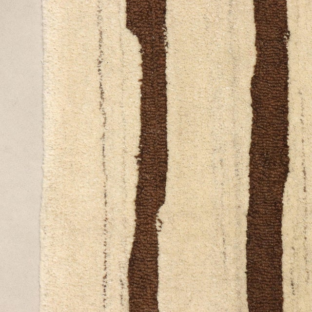 Middle Eastern Striped Gabbeh Rug For Sale - Image 6 of 8