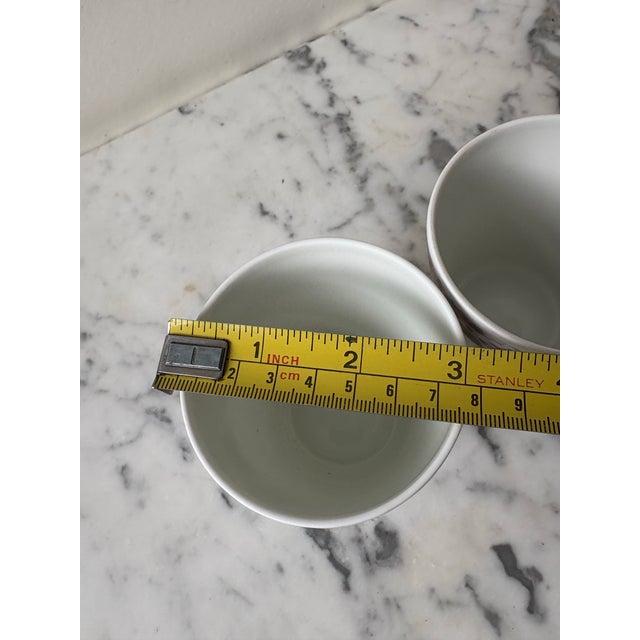 Limoges, France Limoges France Hand Painted Porcelain Cups, Set of 4 For Sale - Image 4 of 6