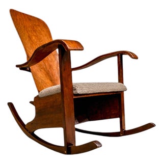 Brazilian Mid-Century Rocking Chair in Bentwood, Moveis Cimo, 1950s - Lot 137 For Sale