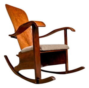 Brazilian Mid-Century Rocking Chair in Bentwood, Moveis Cimo, 1950s - Lot 137