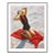 Toni Frissell 'Girl on a Red Beach Towel' Archival Pigment Print Framed in Black For Sale