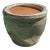 Late 20th Century Large Outdoor/Indoor Glazed Ceramic Planter For Sale