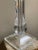 Plastic Vintage Lucite Pillar Table Lamp For Sale - Image 7 of 8