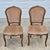 1980s Chateau d'Ax Louis XV Carved Walnut & Cocoa Velvet Dining Chairs, Assembled Set of 4 For Sale - Image 4 of 15
