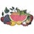 Vintage Painted Tole Metal Fruit Wall Sculpture For Sale - Image 14 of 15