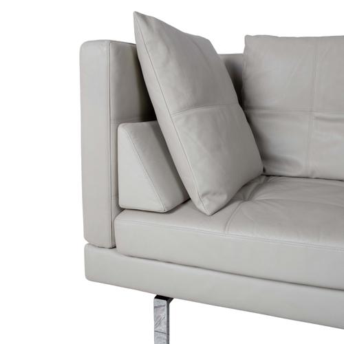 Amber Leather Corner Sofa with Manual Function from Brühl For Sale - Image 5 of 14