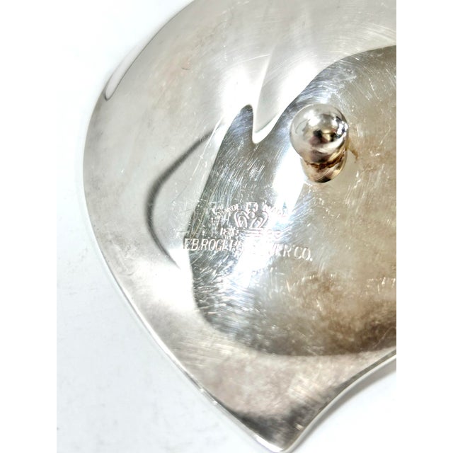 Metal Mid 20th Century Silverplate Leaf Bowls Set – 1847 Rogers Bros International Silver For Sale - Image 7 of 12