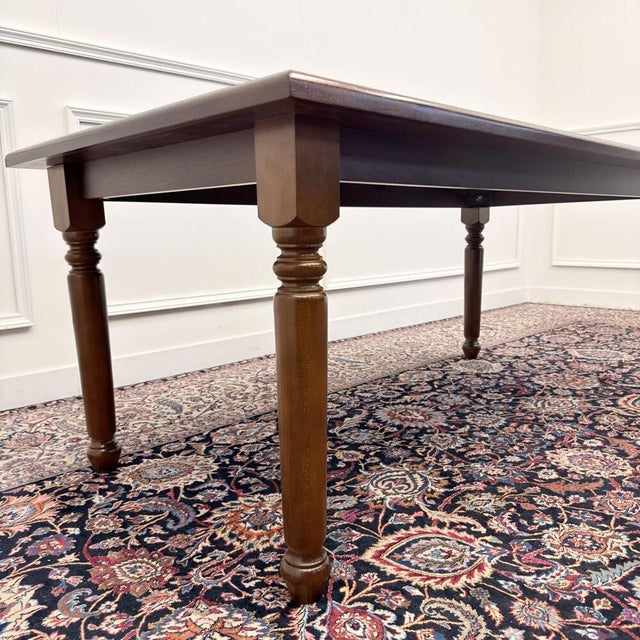 English Writing Desk with Leather For Sale - Image 9 of 15