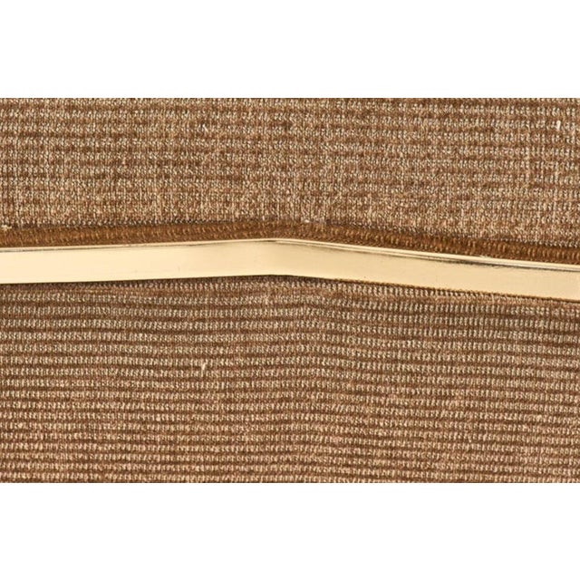 Pair of Brass Frame Sofa's, 1960 For Sale - Image 10 of 10