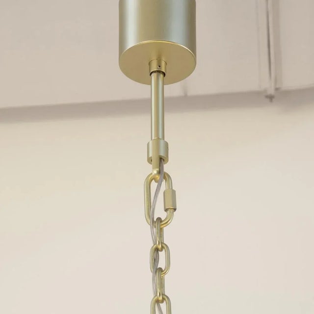 Large Murano Glass Crystal Color Suspension Chandelier, Italy, 1990s For Sale - Image 11 of 12