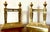 Solid Brass Aesthetic Movement Fireplace Andirons For Sale - Image 12 of 12