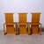 Alvar Aalto Vintage Chairs in Beech and Leather by Alvar Aalto, 1960s, Set of 3 For Sale - Image 4 of 18