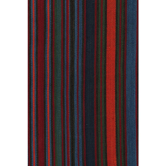 Traditional Vintage Bidjar Persian Jajim Kilim With Multicolor Stripes, From Rug & Kilim For Sale - Image 3 of 7