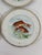 An exquisite set of six French Limoges Porcelain Dinner Plates with colorful hand painted game fish displayed on each...