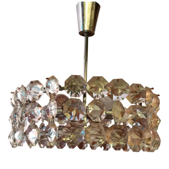 Crystal Pendant from Bakalowits & Söhne, 1950s For Sale