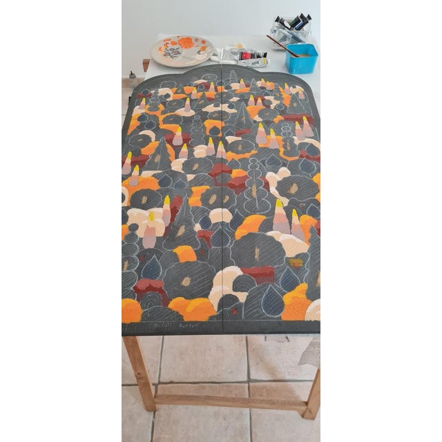 Black Wonderland Triptych Autumn by Coucou Manou For Sale - Image 8 of 10