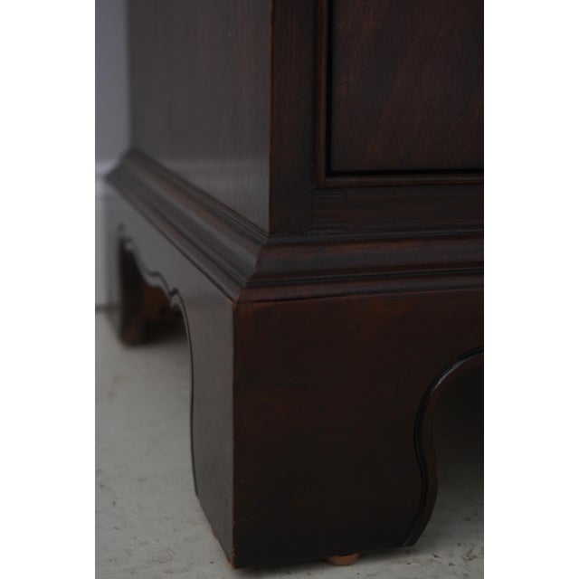 Drexel Heritage Chippendale Large Mahogany Chest For Sale - Image 13 of 17