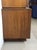 Brown Mid Century Modern Armoire With Five Drawers and Unique Brass Hardware For Sale - Image 8 of 18
