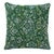 Asian Antique Schumacher Pallay Epingle 20" Pillow in Emerald For Sale - Image 3 of 3