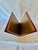 Brown Mid 20th Century Leather and Cast Iron Magazine Rack For Sale - Image 8 of 13
