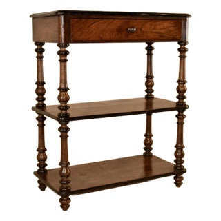 19th Century French Louis Philippe Walnut Buffet For Sale