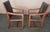 Vintage 1970s Pair of Oak Danish Mid Century Modern Style Dining Side Chairs For Sale - Image 4 of 11