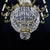 Vintage Brass Chandelier, 1960s For Sale - Image 3 of 5