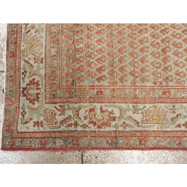 Early 20th Century Galerie Shabab Collection Early 20th Century Handmade Persian Malayer Accent Rug For Sale - Image 5 of 7