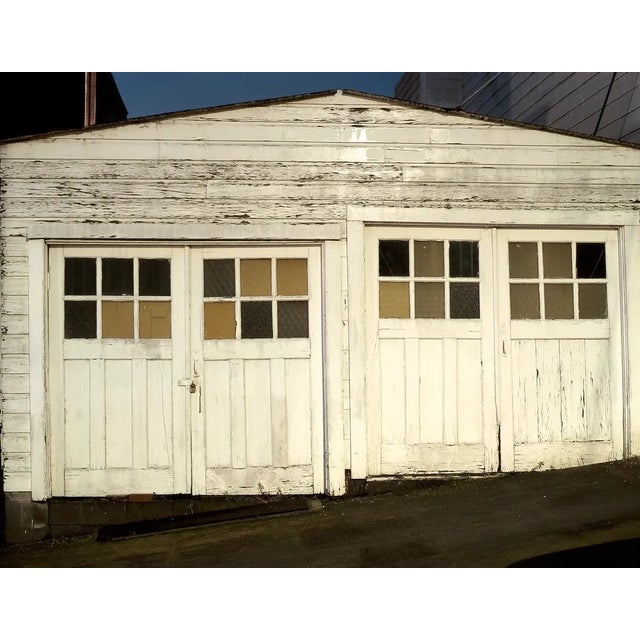Contemporary Night Photograph "Double Garage" by John Vias For Sale