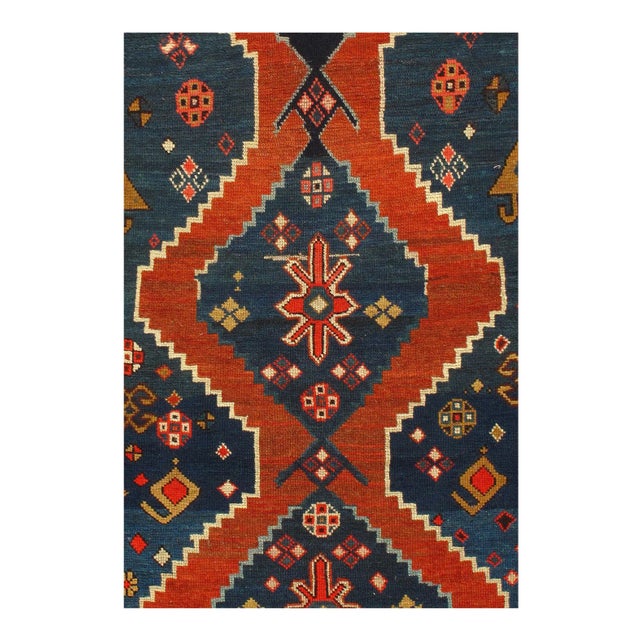 Traditional Pasargad Vintage Turkish Kazak Rug - 3'8" X 7'6" For Sale - Image 3 of 4
