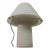 Italian White Glass Table Lamp, 1970s For Sale - Image 9 of 10